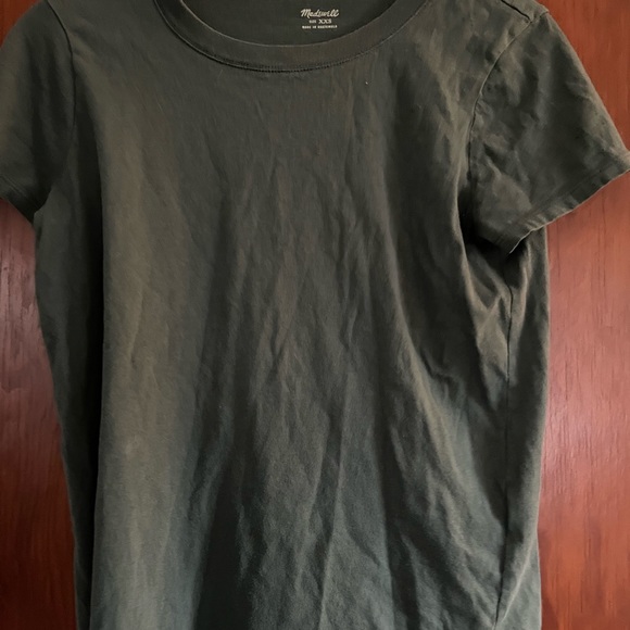 Madewell Architect Tee Green Short Sleeve XXS - Picture 3 of 8